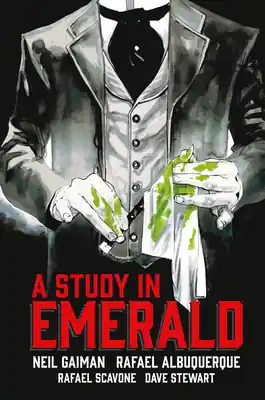 Free Shipping Neil Gaiman's A Study in Emerald (Hardcover)