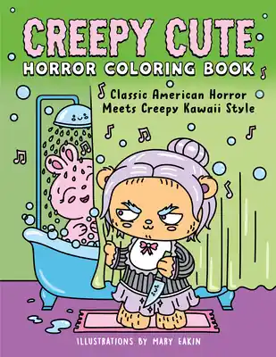 Creepy Cute Horror Coloring Book: Classic American Horror Meets Creepy Kawaii Style (Paperback) Price Cut
