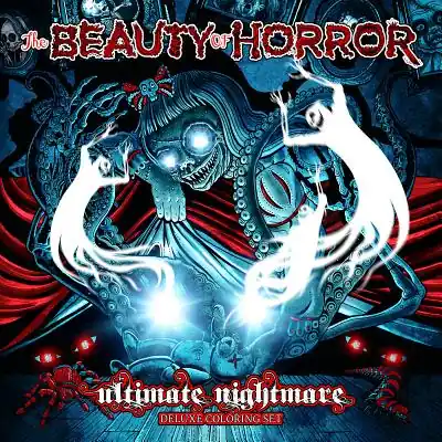 The Beauty of Horror: Ultimate Nightmare - Deluxe Coloring Set (Hardcover) Money Back Guarantee