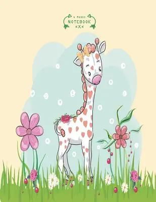 Notebook: Cute giraffe on yellow cover and Dot Graph Line Sketch pages, Extra large (8.5 x 11) inches, 110 pages, White paper, S (Paperback) Flash Sale